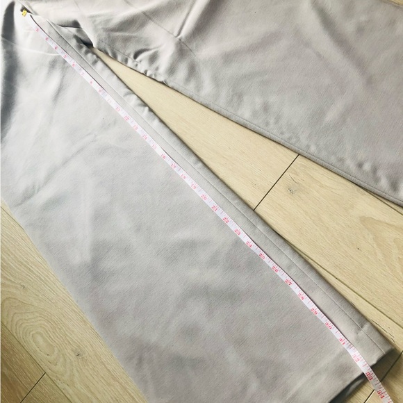 Sandra Angelozzi Light Beige Tie Waist Wide Leg Pants - Picture 6 of 11